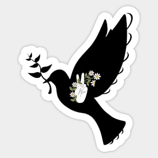 fly with peace Sticker